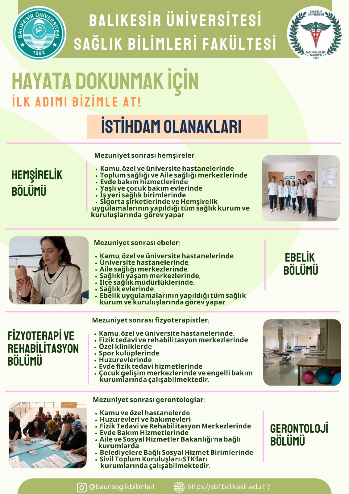 Sağlık Bilimleri Fakültesi Tanıtım Broşürü 3