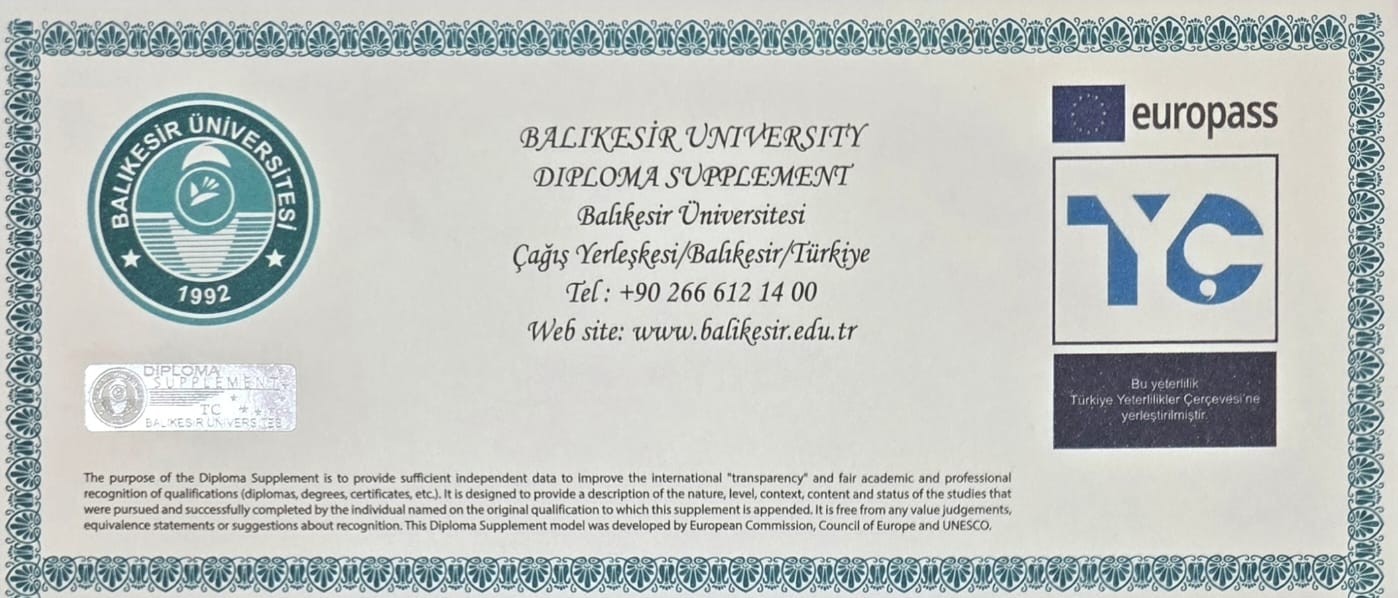 Balıkesir Üniversitesi’nde Kaliteli Eğitimin Güvencesi: TYÇ Logolu Akredite Programlar 2