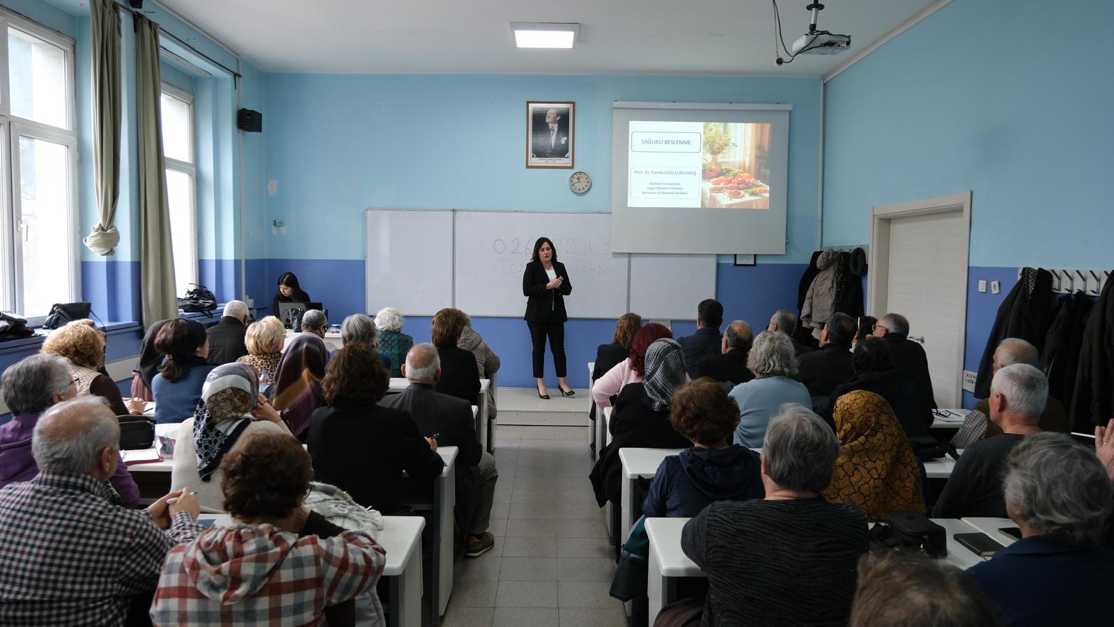 2024-2025 Bahar Dönemi 60+ Tazelenme Üniversitesi Sağlıklı Beslenme Dersi 1