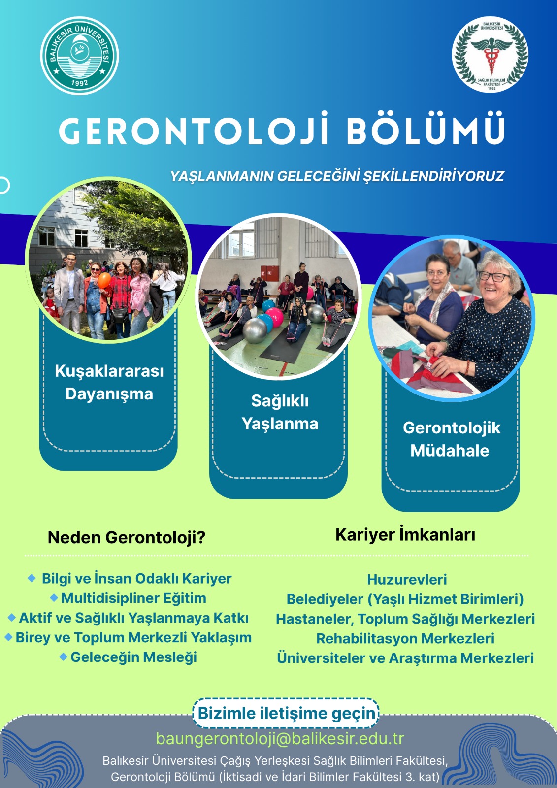 Gerontoloji Bölümü İlk Öğrencilerini Alıyor 2