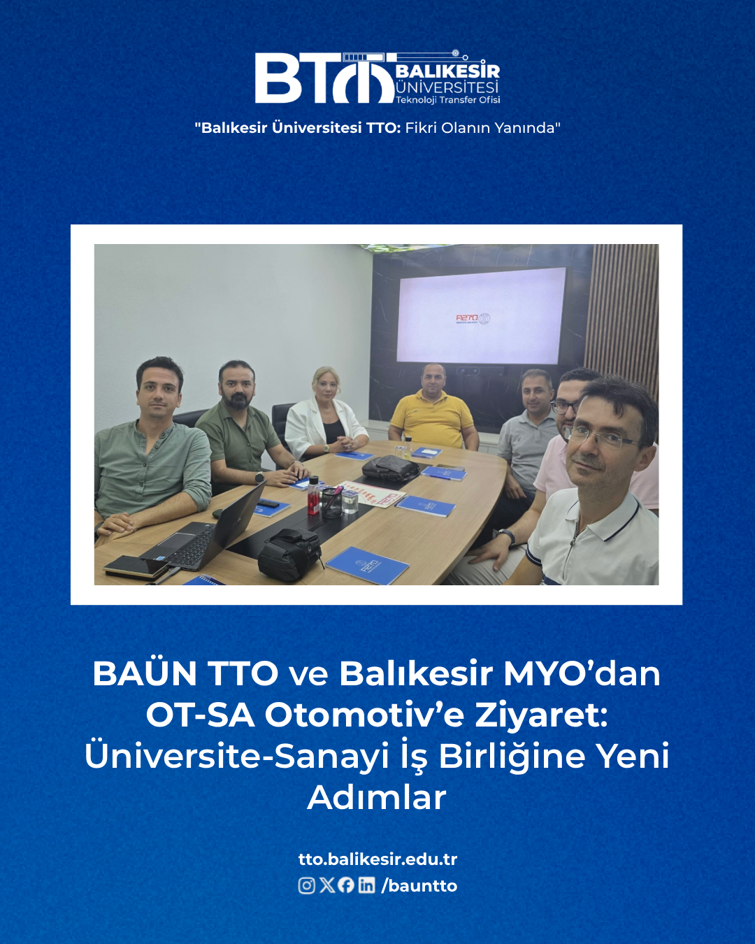 BAÜN TTO ve Balıkesir MYO’dan OT-SA Otomotiv’e Ziyaret: Üniversite-Sanayi İş Birliğine Yeni Adımlar 1