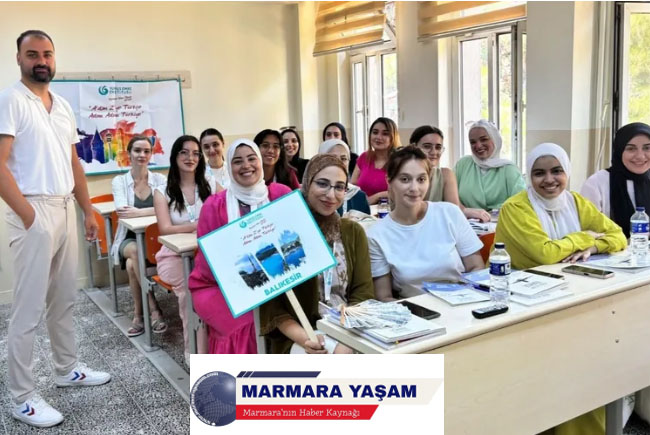 9 FARKLI ÜLKEDEN ÖĞRENCİ TÜRKÇEYİ BALIKESİR’DE ÖĞRENDİ