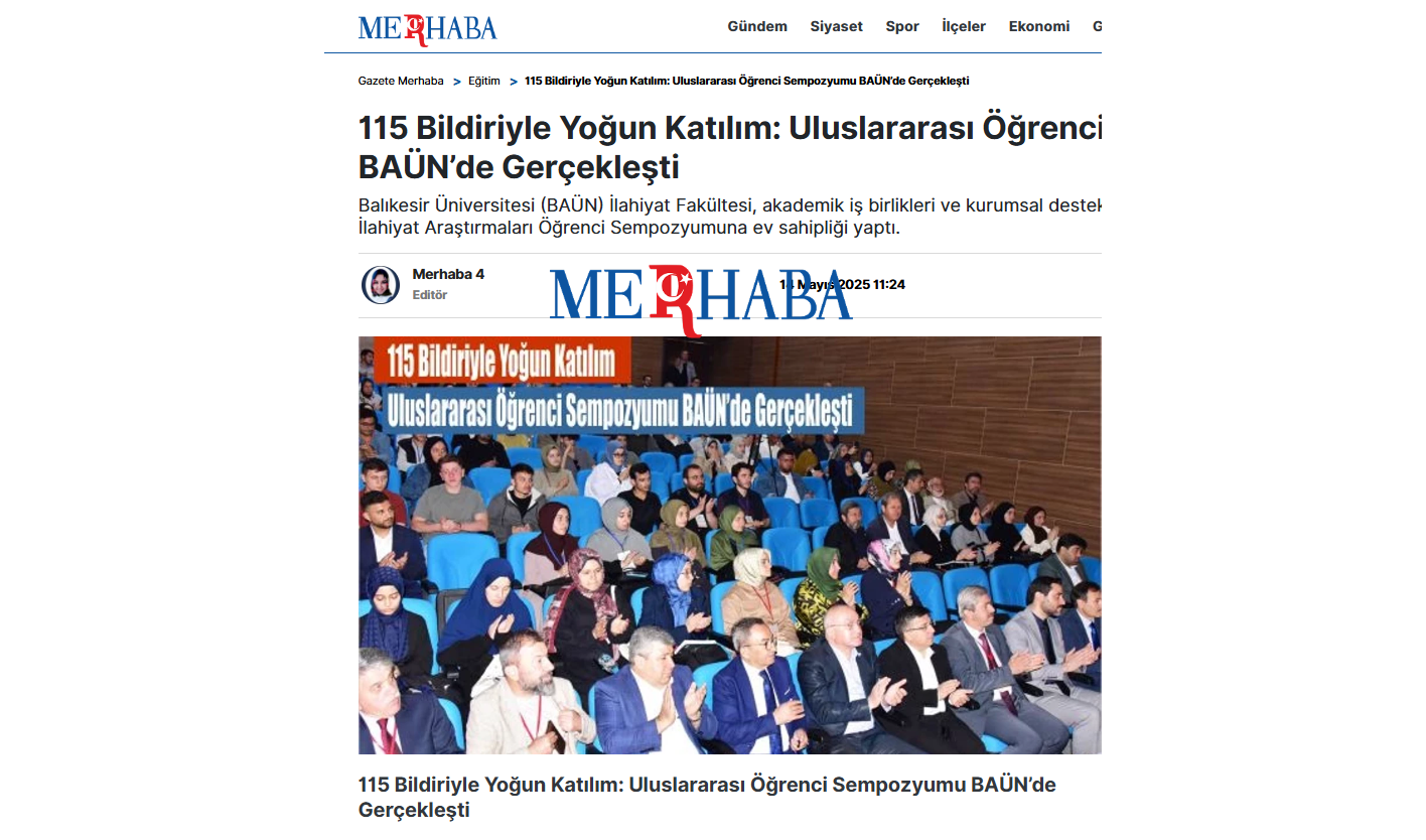 115 Bildiriyle Yoğun Katılım: Uluslararası Öğrenci Sempozyumu BAÜN’de Gerçekleşti
