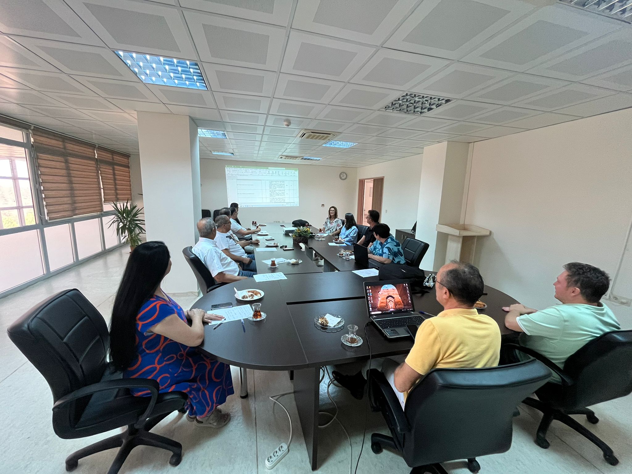 A meeting was held at our Faculty by the Quality Commission Members regarding the ‘2024 ABİDR Feedback Visit’ 1