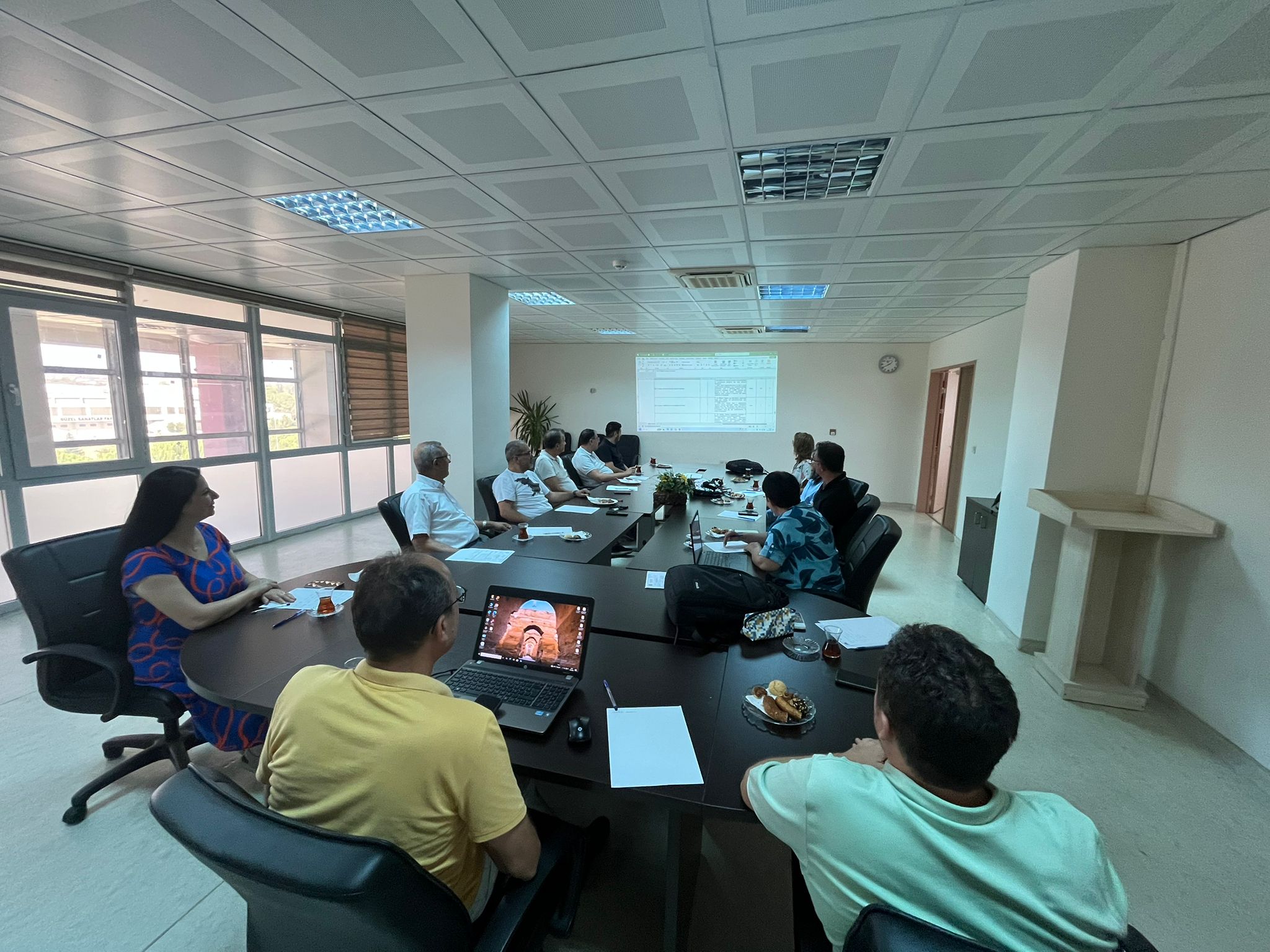 A meeting was held at our Faculty by the Quality Commission Members regarding the ‘2024 ABİDR Feedback Visit’