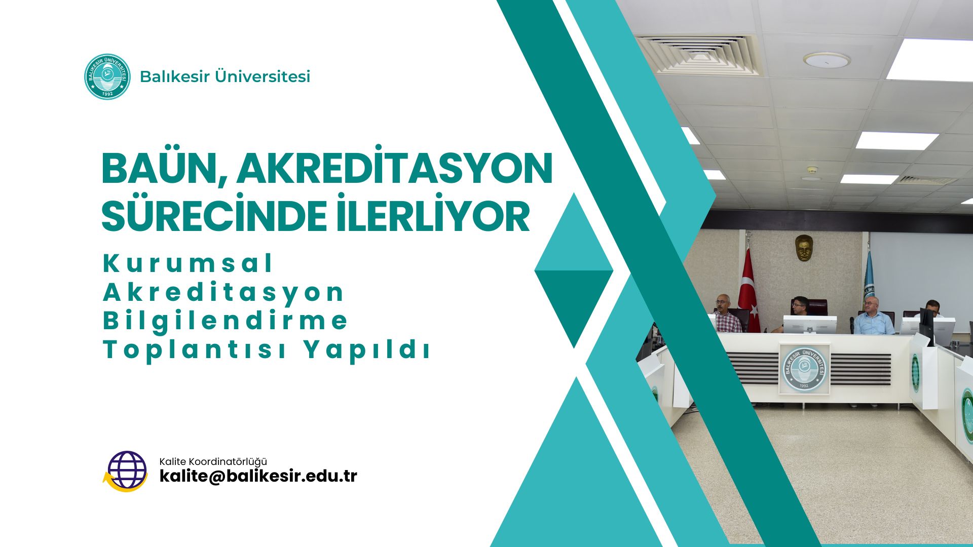 Kurumsal Akreditasyon Bilgilendirme Toplantısı Yapıldı