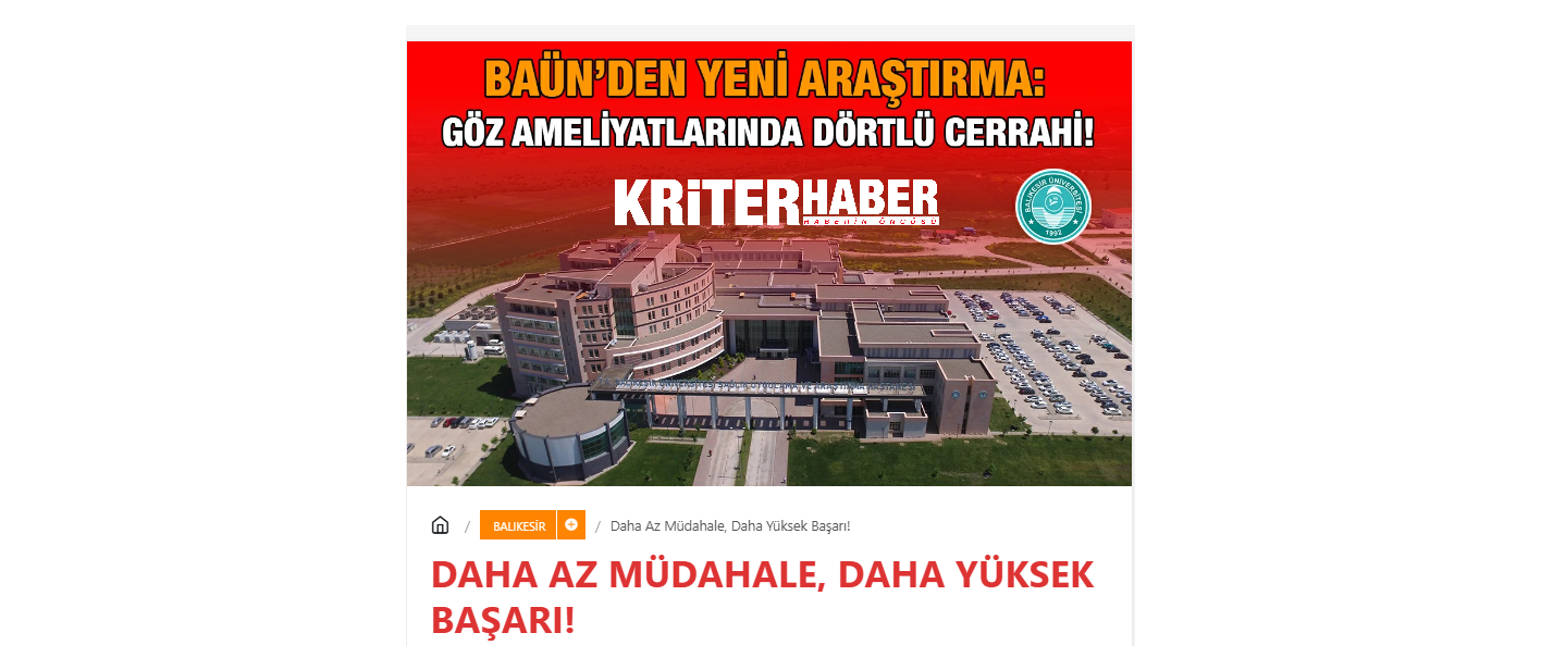 Daha Az Müdahale, Daha Yüksek Başarı!