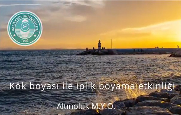 Öğrencilerimiz tarafından Boya Bitkileri Çalışmalarımız videoya dönüştürüldü