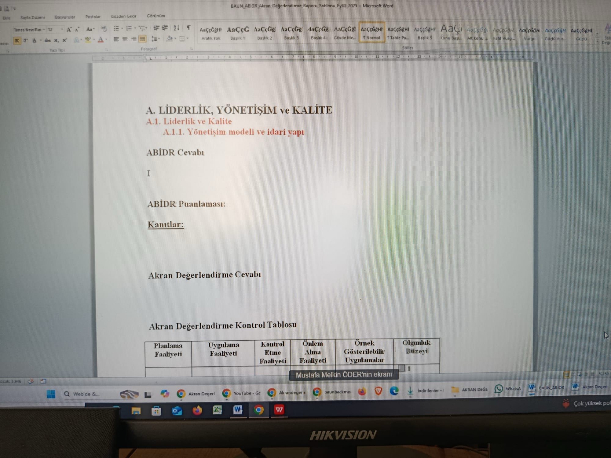 Akran Değerlendirme Toplantısı Gerçekleştirildi 3