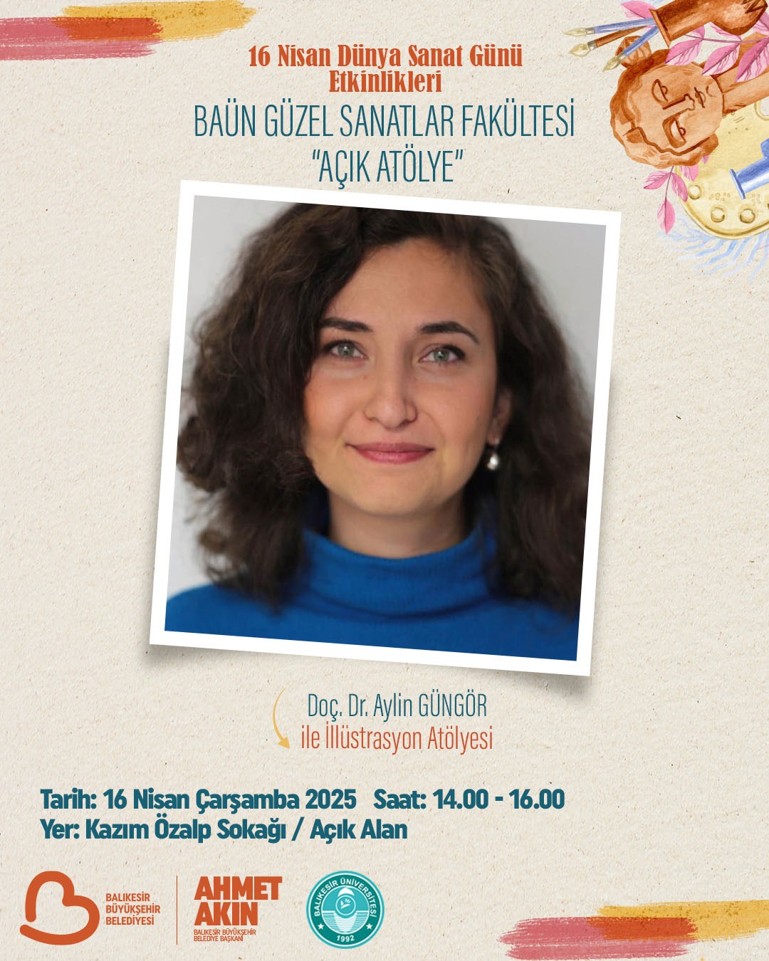15-16 Nisan Dünya Sanat Günü Etkinlikleri kapsamında Grafik Sanatlar Bölümü hocalarımız çeşitli workshop, sergi ve söyleşiler gerçekleştirmiştir. 4