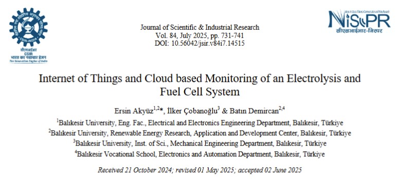 A New International Publication with Contributions from Our Department