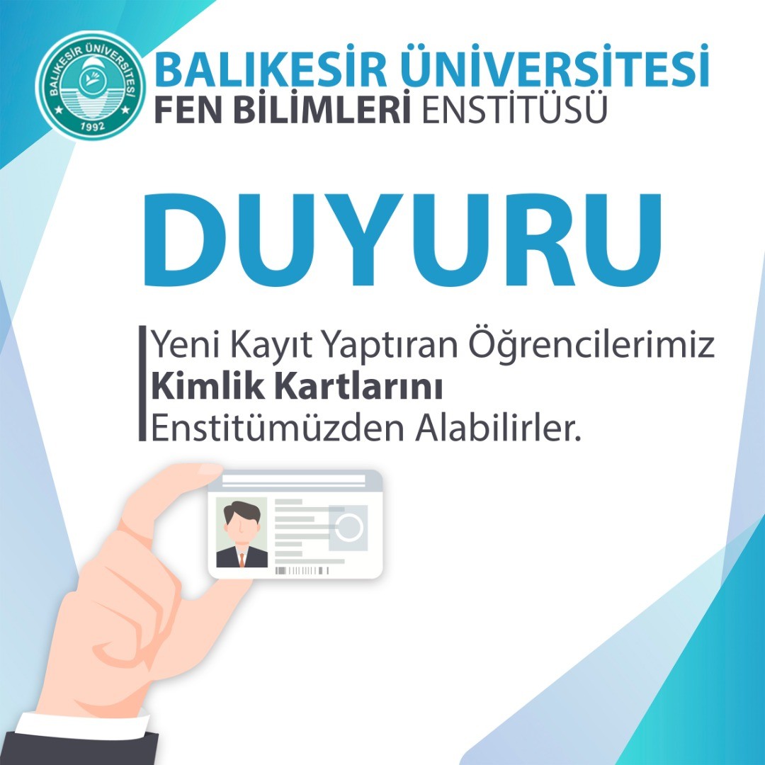 Öğrenci Kimlik Kartları 1