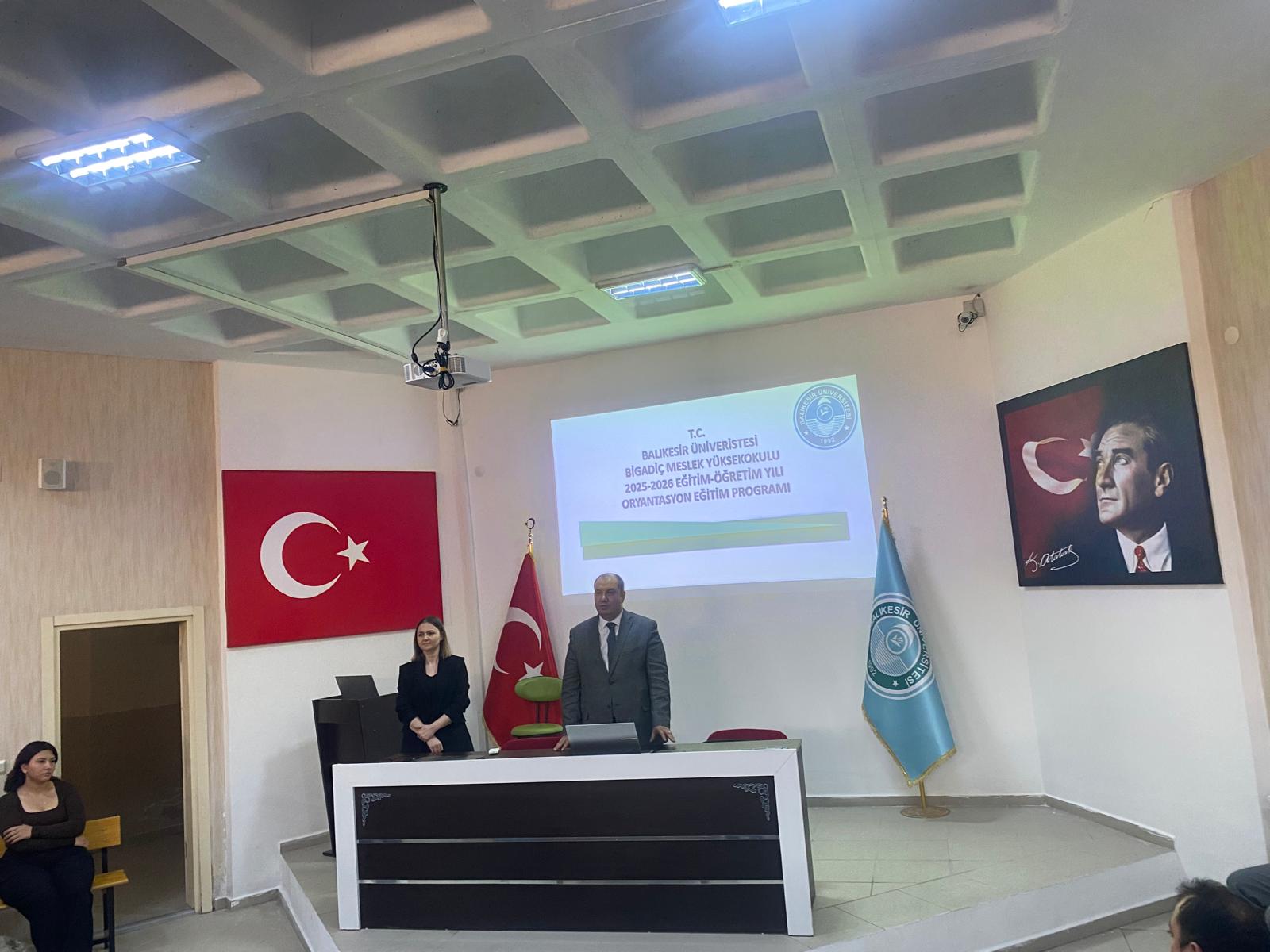 2025-2026 Eğitim-Öğretim Yılı Oryantasyon Programı Yüksekokulumuzda Gerçekleştirildi. 1