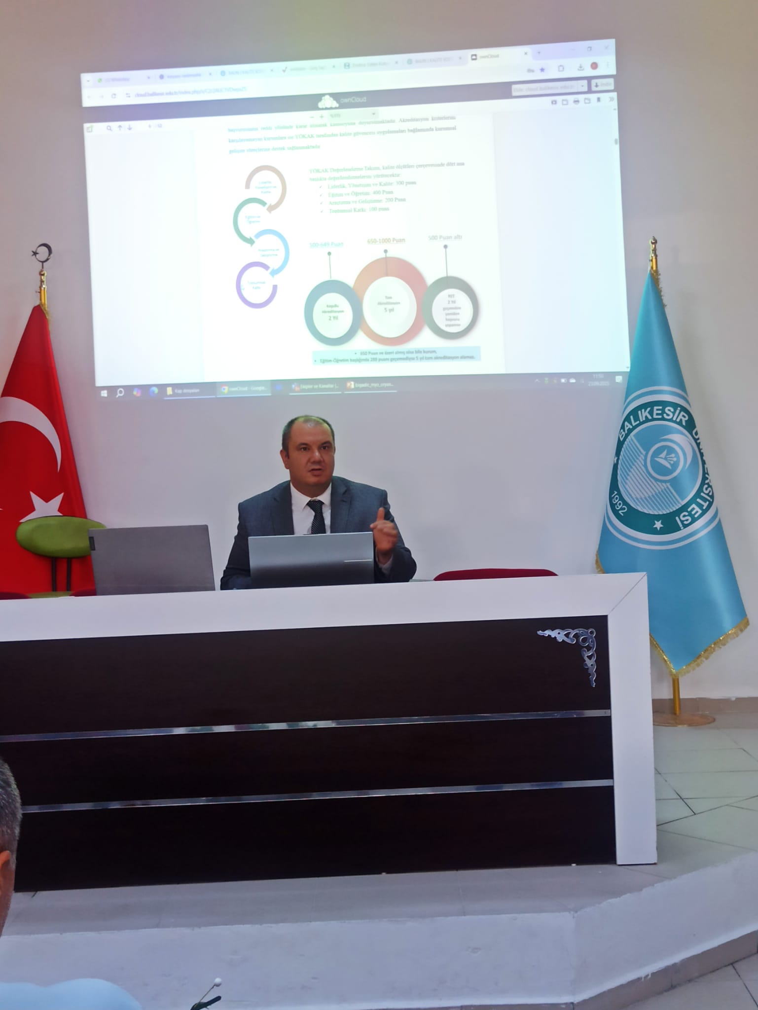 Yüksekokulumuzda Kurumsal Akreditasyon Programı (KAP) Kapsamında Bilgilendirme Toplantısı Gerçekleştirildi. 3
