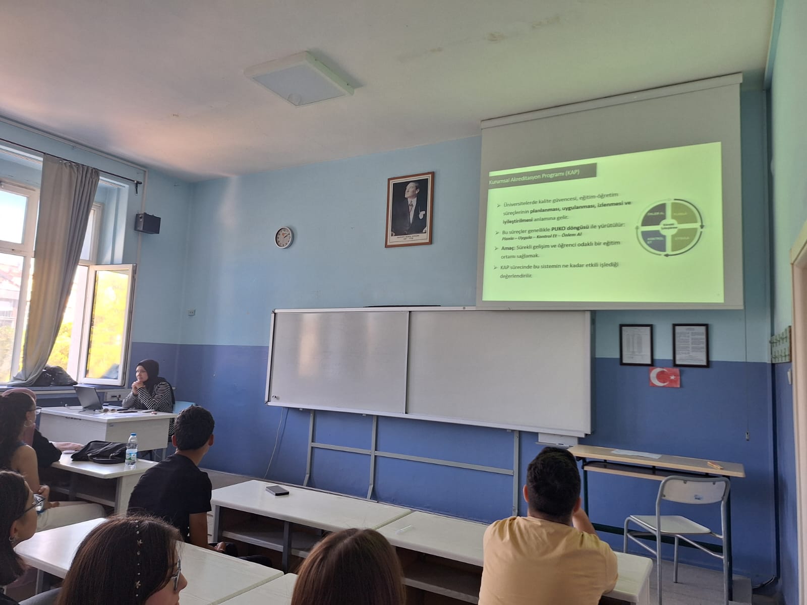 1. Sınıflar İçin Oryantasyon ve KAP Bilgilendirme Sunumu Yapılmıştır 4