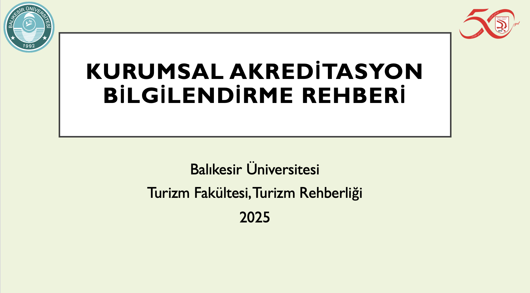Institutional Accreditation Program Information Meetings Held (23-26 September 2025)