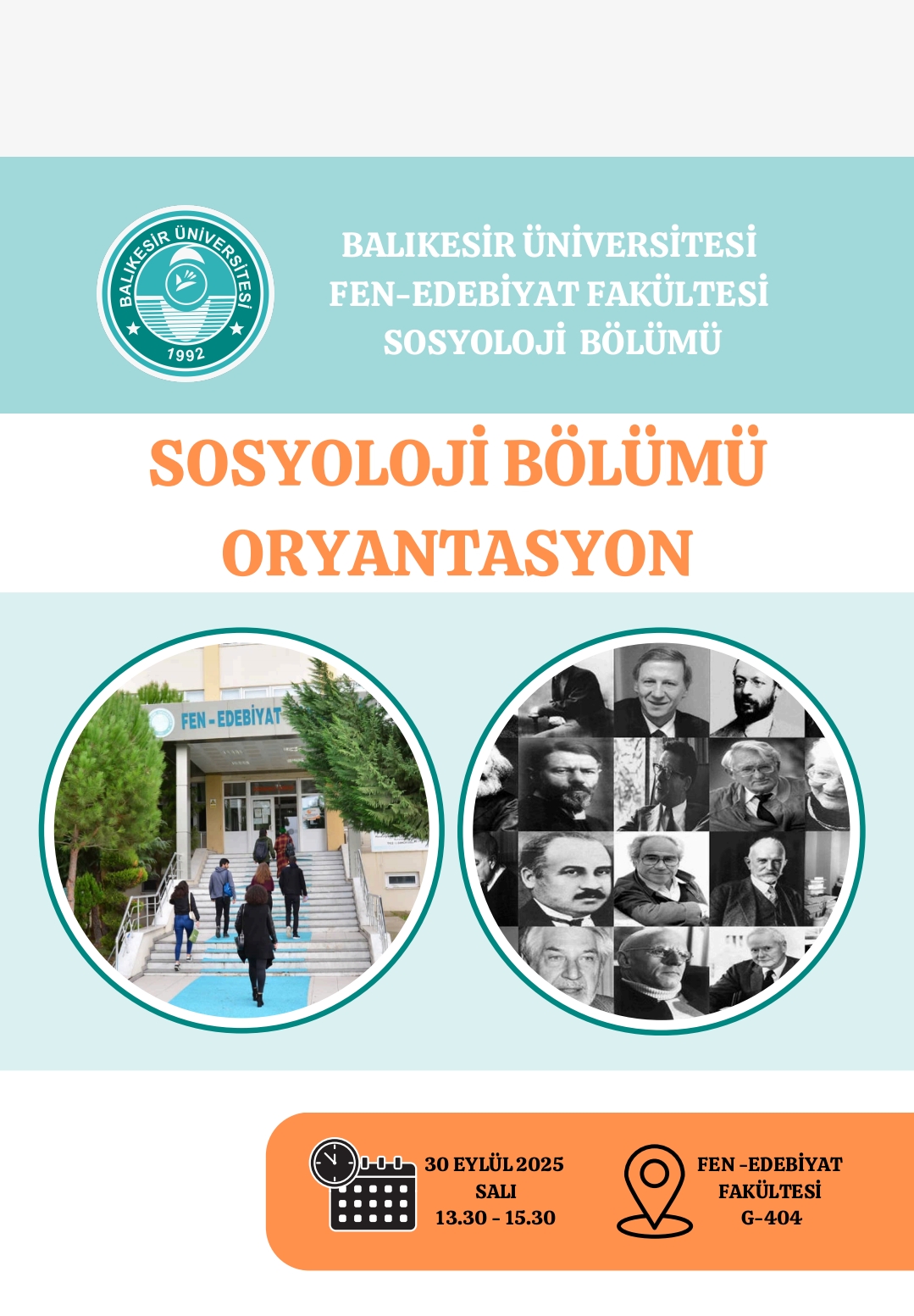 Sosyoloji Bölümü Oryantasyon Programı