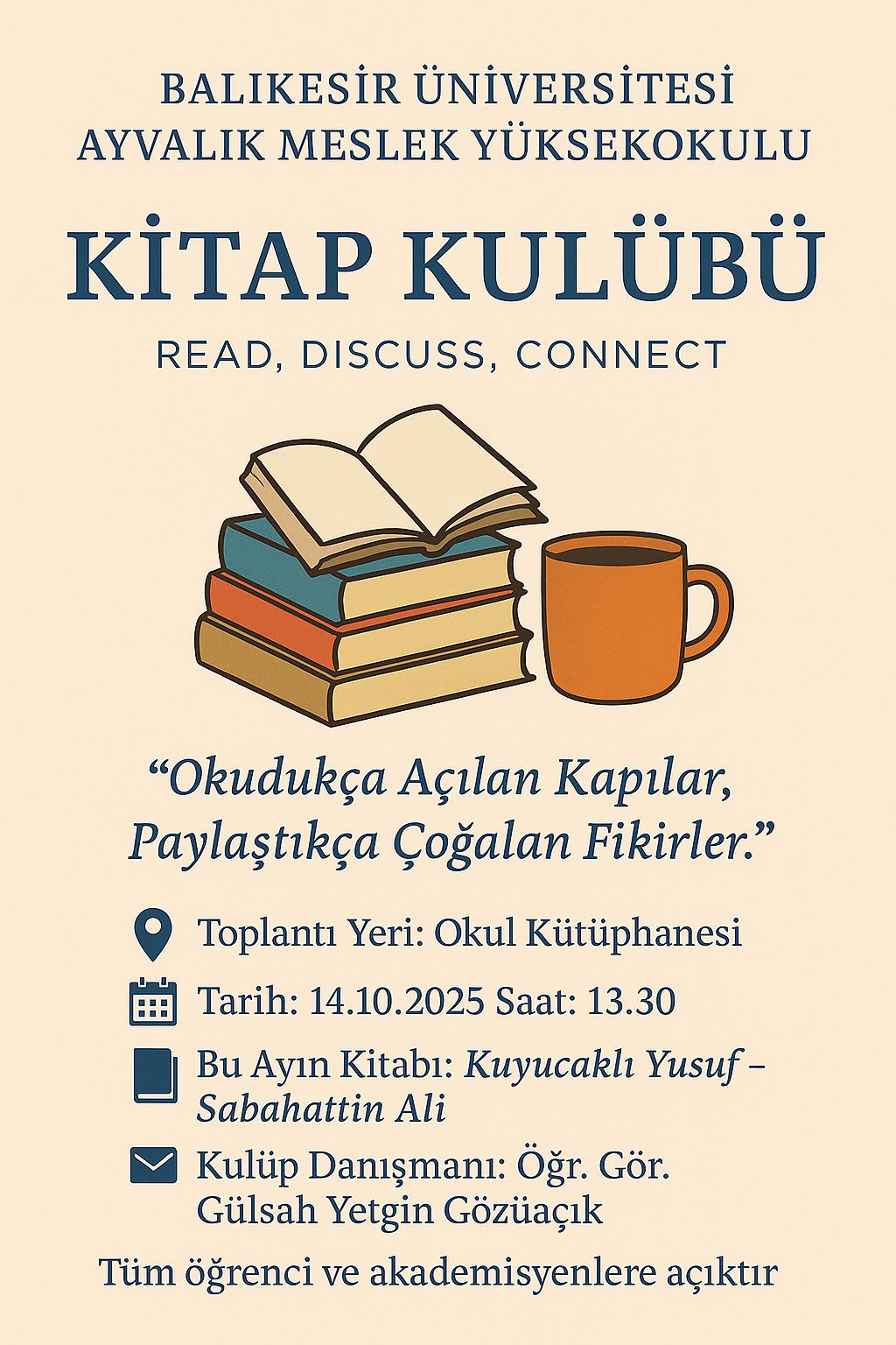 Balıkesir University Ayvalık Vocational School Book Club