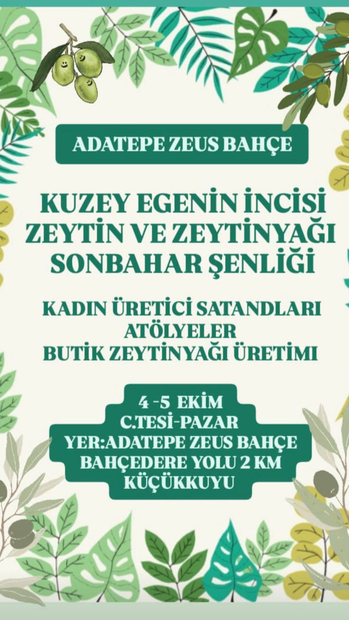 Olive and Olive Oil Themed Event by Altınoluk Vocational School Graduate and External Stakeholder İpek Somer