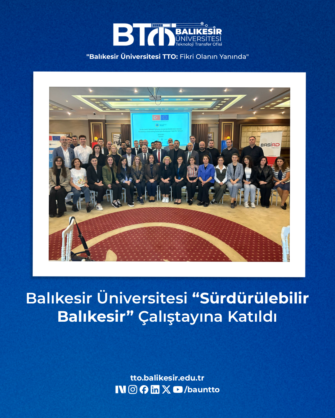 Balıkesir Üniversitesi “Sürdürülebilir Balıkesir” Çalıştayına Katıldı 1