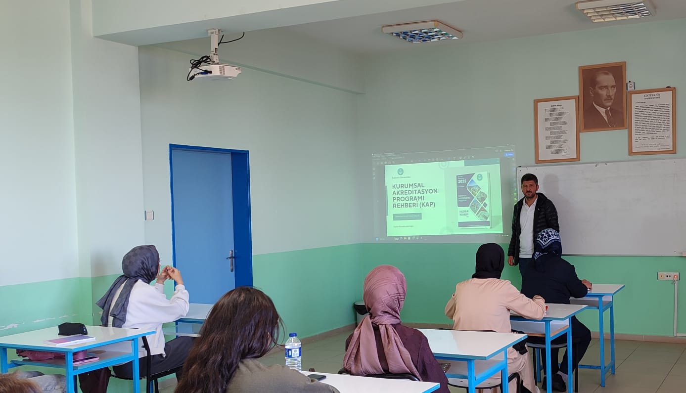 Dursunbey MYO Ormancılık Bölümü Oryantasyon Eğitimi ve KAP Rehberi Bilgilendirmesi 4