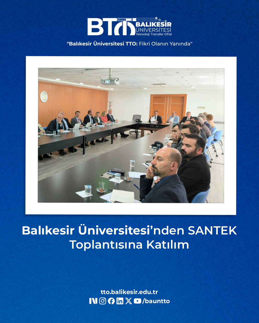 Balıkesir Üniversitesi’nden SANTEK Toplantısına Katılım 1