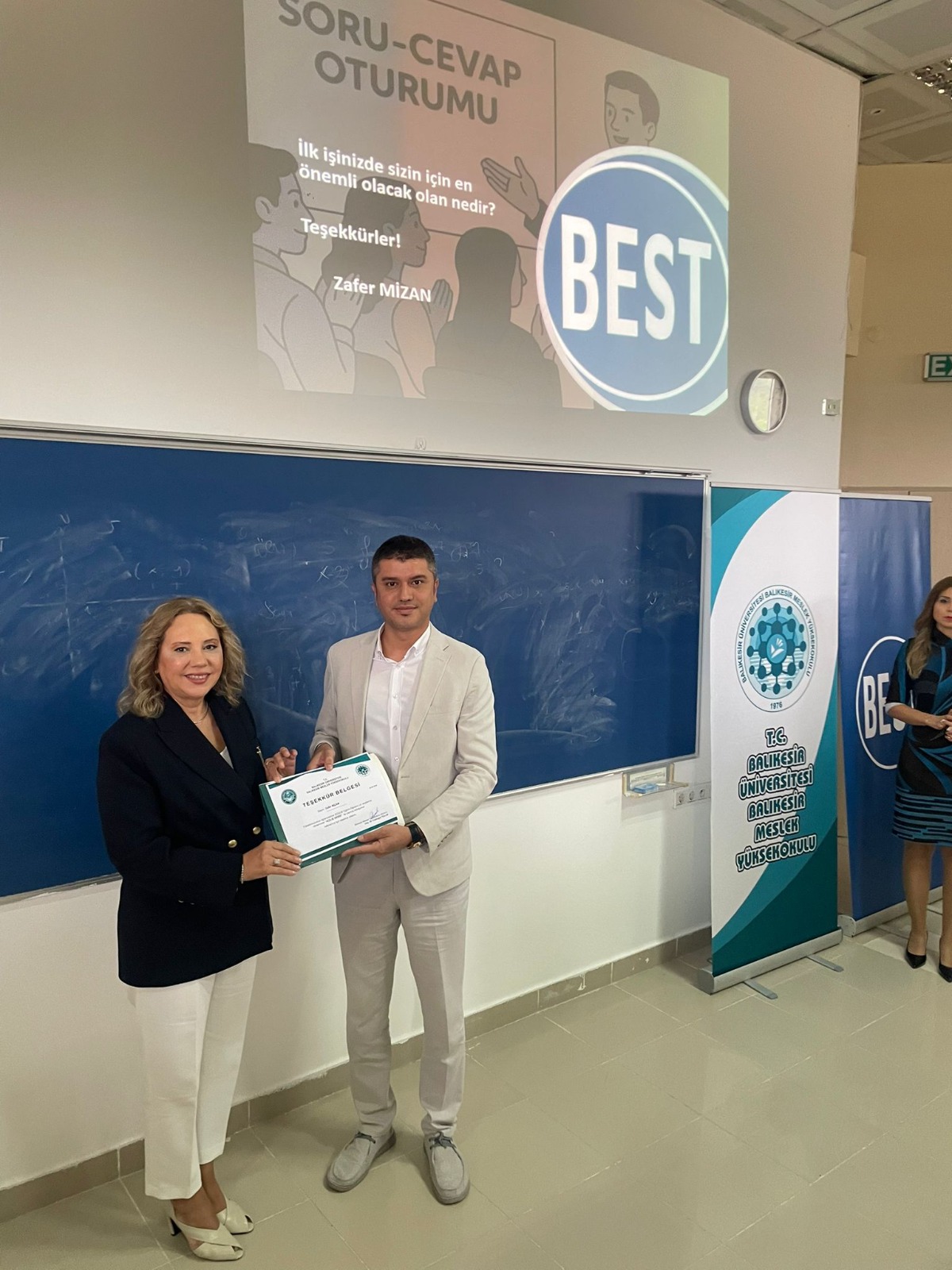 BEST İK MÜDÜRÜ ZAFER MİZAN İLE AÇILIŞ DERSİ KONFERANSINA KATILIM 5
