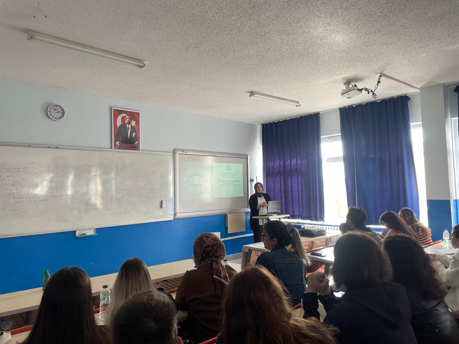 Öğrencilerimize Kurumsal Akreditasyon Programı (KAP) kapsamında Öğrenci Geri Bildirim Toplantısı Gerçekleştirildi