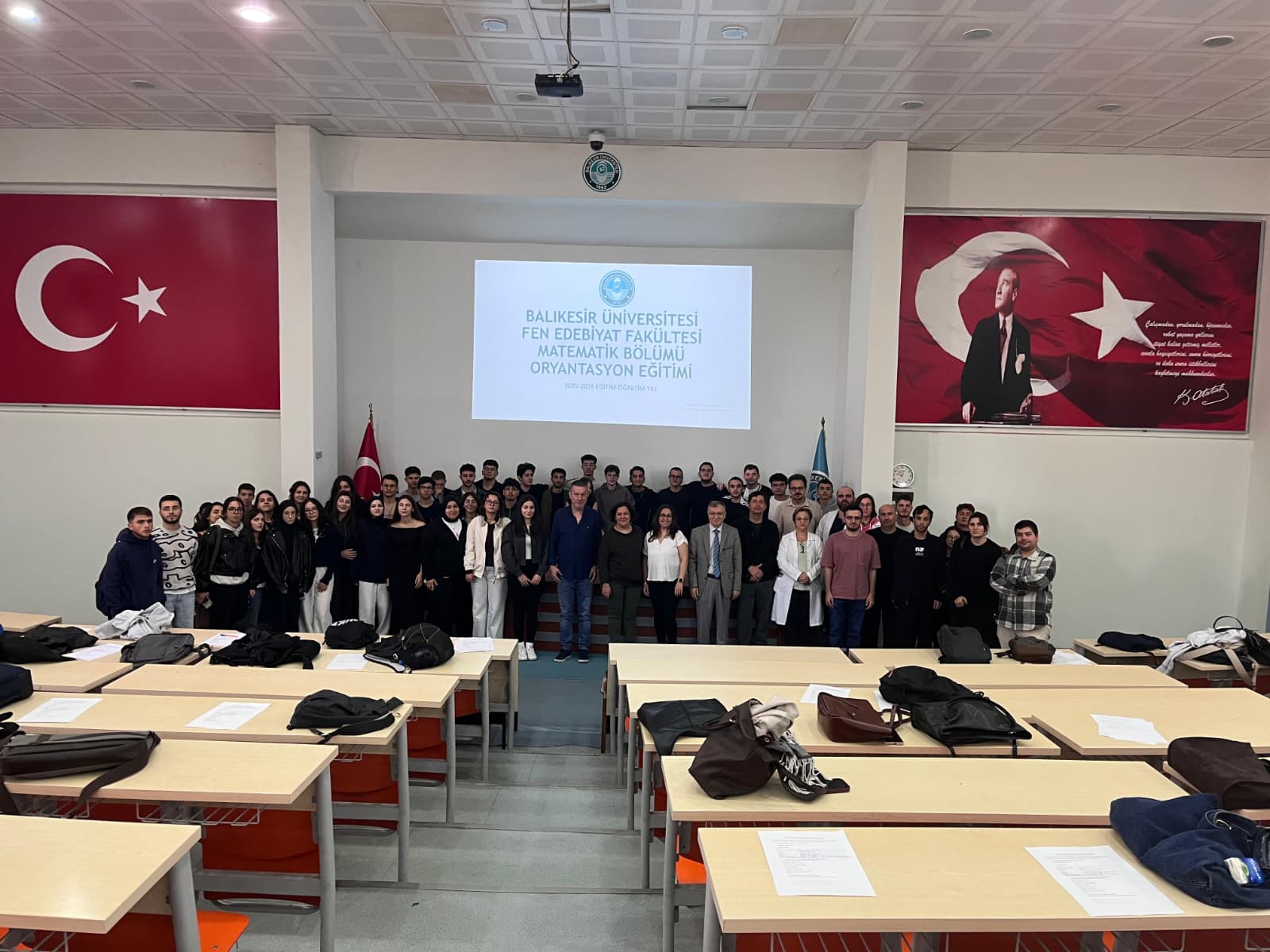 Matematik Bölümünde 1. Sınıf Oryantasyon Programı Gerçekleştirildi