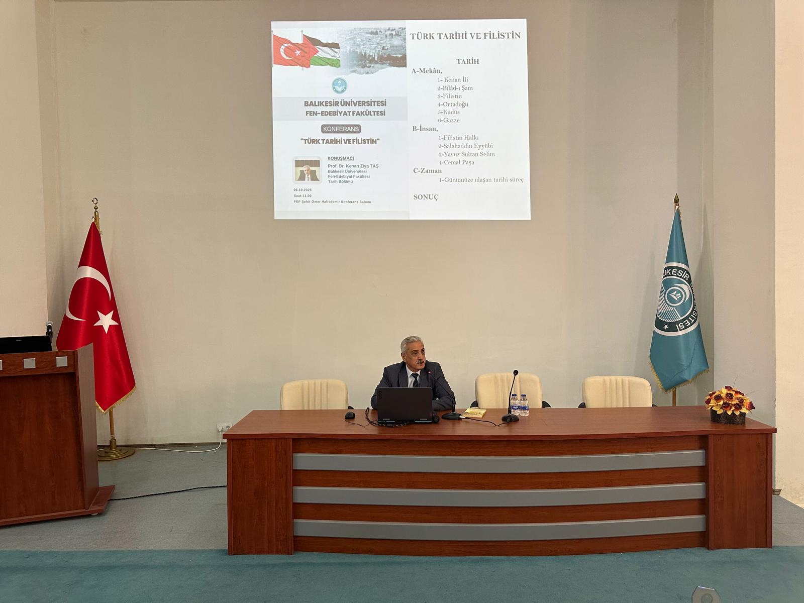 BAÜN’de “Türk Tarihi ve Filistin” Konulu Konferans Düzenlendi 3