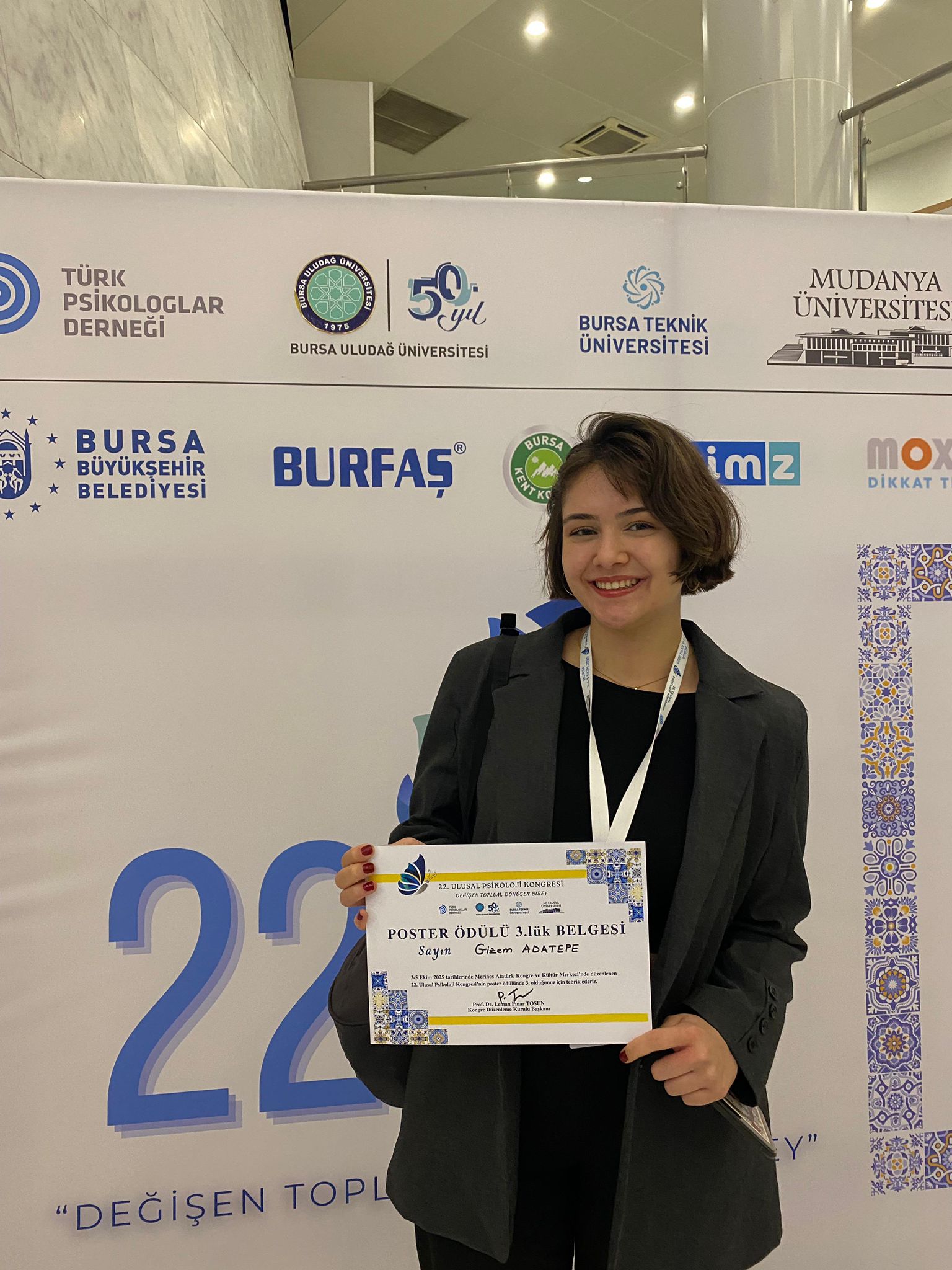 Bölümümüz, 22. Ulusal Psikoloji Kongresinde Temsil Edildi