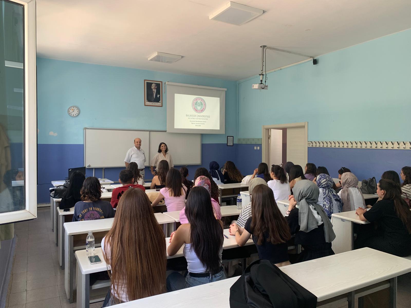 Fakültemizde Kurumsal Akreditasyon Süreci Kapsamında Öğrenci Bilgilendirme Toplantıları Yapıldı