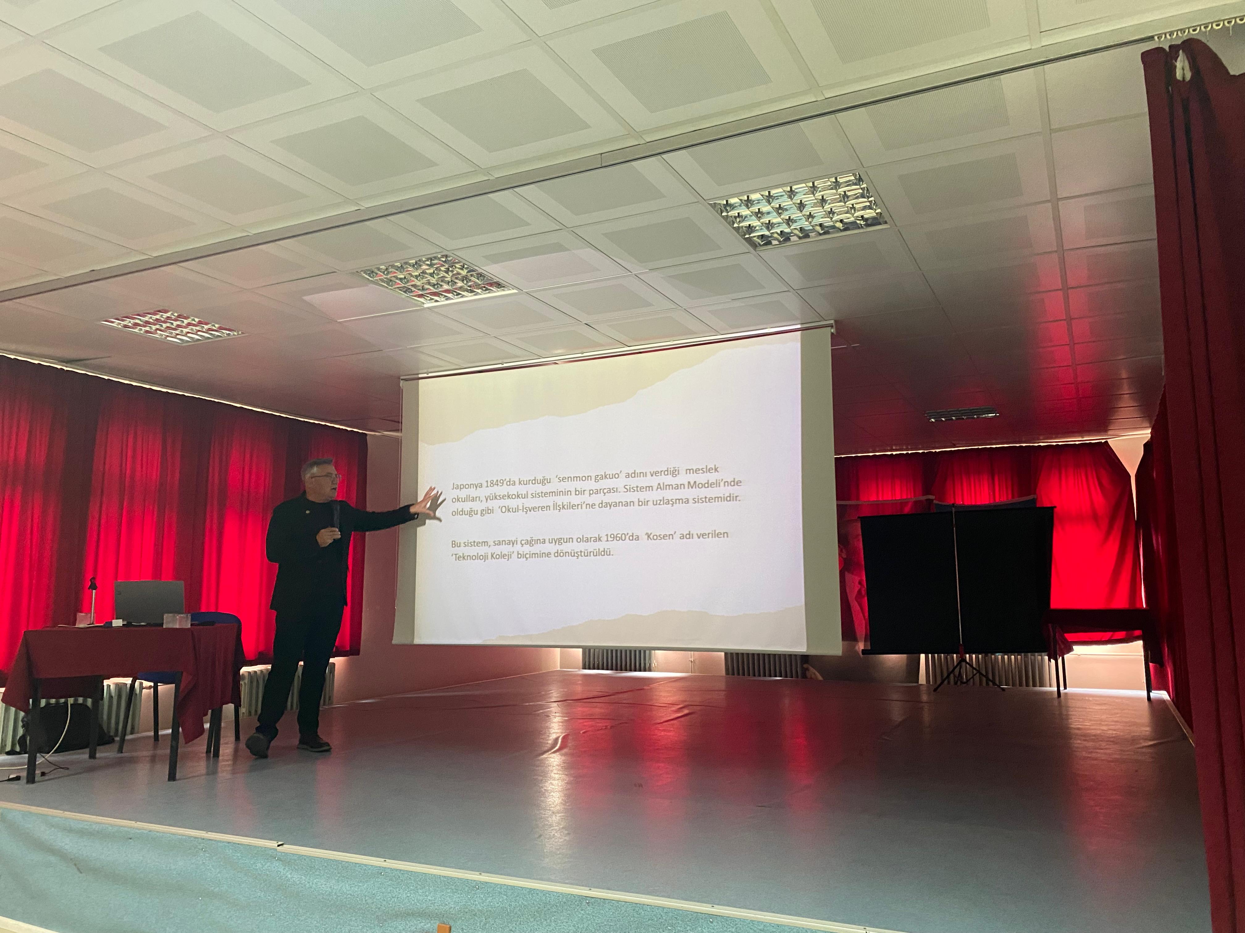 An Opening Lecture on "The Impact of Vocational Education on Economic Development" Was Held at Dursunbey Vocational School 3