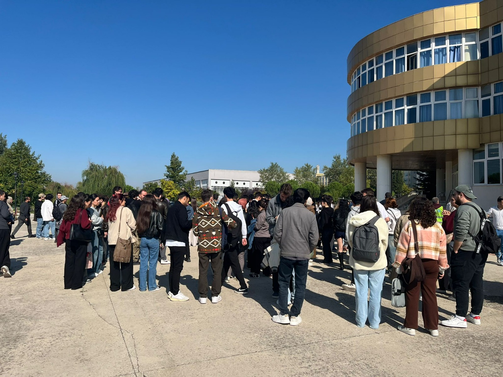 Earthquake, Evacuation and Fire Extinguishing Drill At Vocational School 3