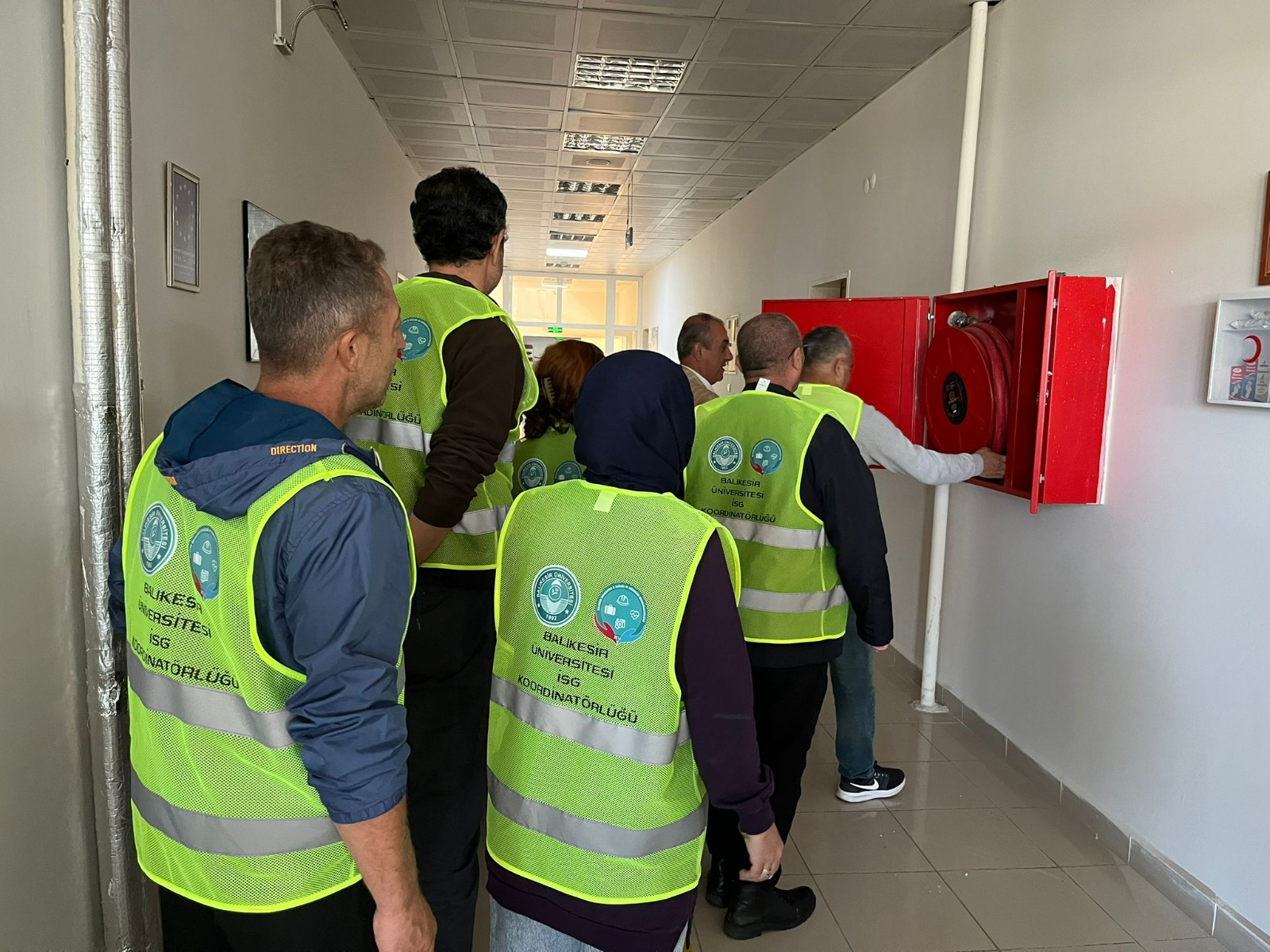 Earthquake, Evacuation and Fire Extinguishing Drill At Vocational School 4