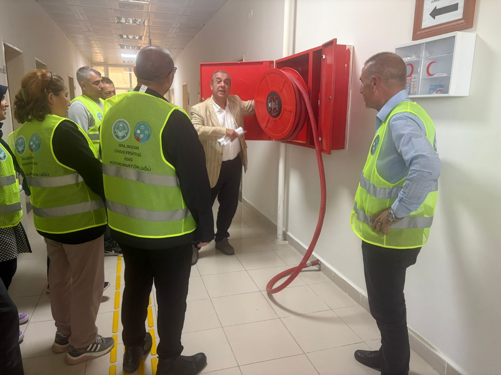 Earthquake, Evacuation and Fire Extinguishing Drill At Vocational School 9
