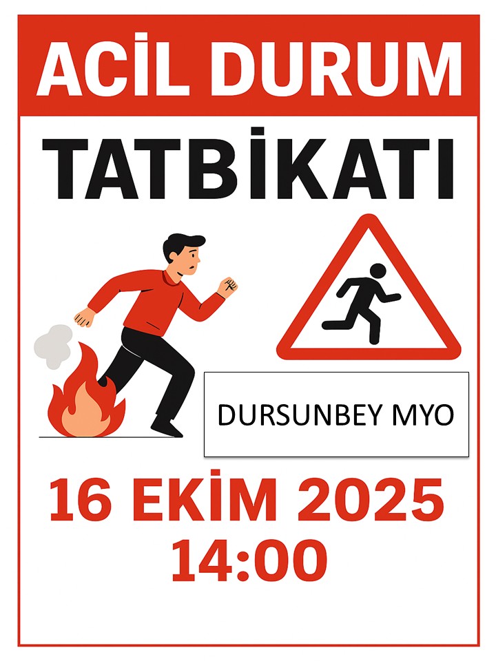 Yüksekokulumuzda Acil Durum Tatbikatı...!!! 1