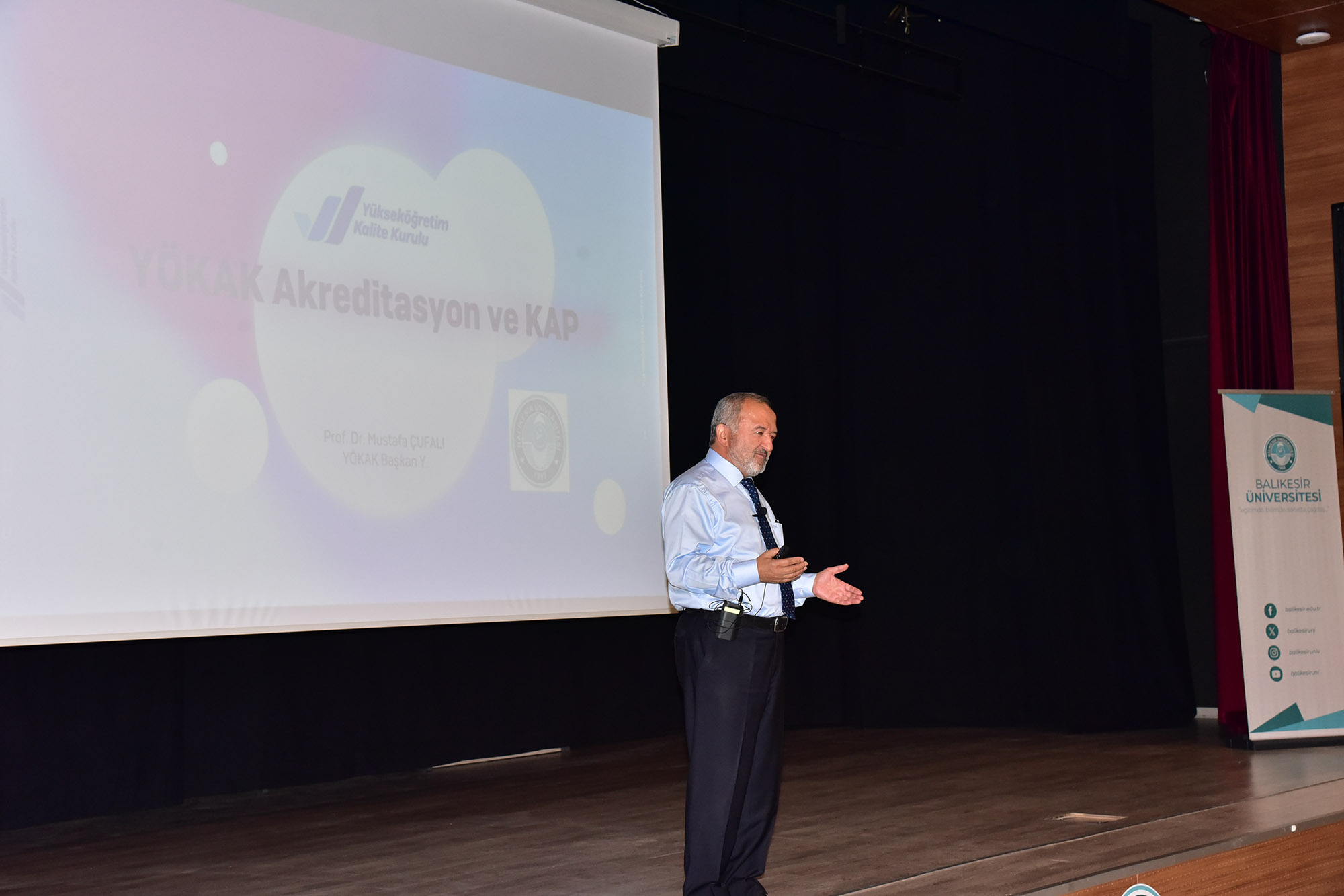YÖKAK Başkan Yardımcısı Prof. Dr. Mustafa Çufalı, BAÜN’de “Yükseköğretimde Kalite”yi Anlattı 1