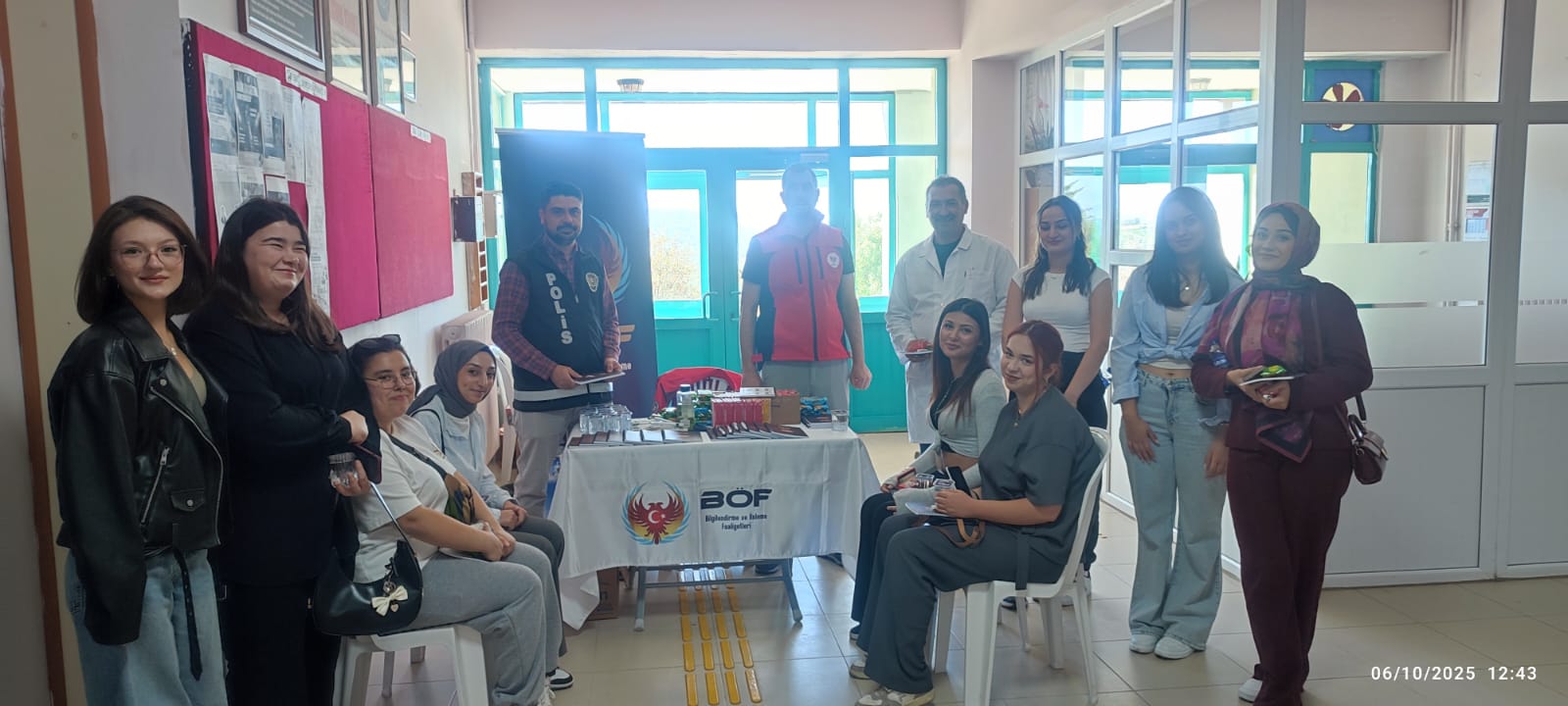 İş Sağlığı ve Güvenliği Öğrencilerinin  Emniyet Müdürlüğü Bilgilendirme ve Önleme Faaliyetlerine Yoğun İlgisi 1