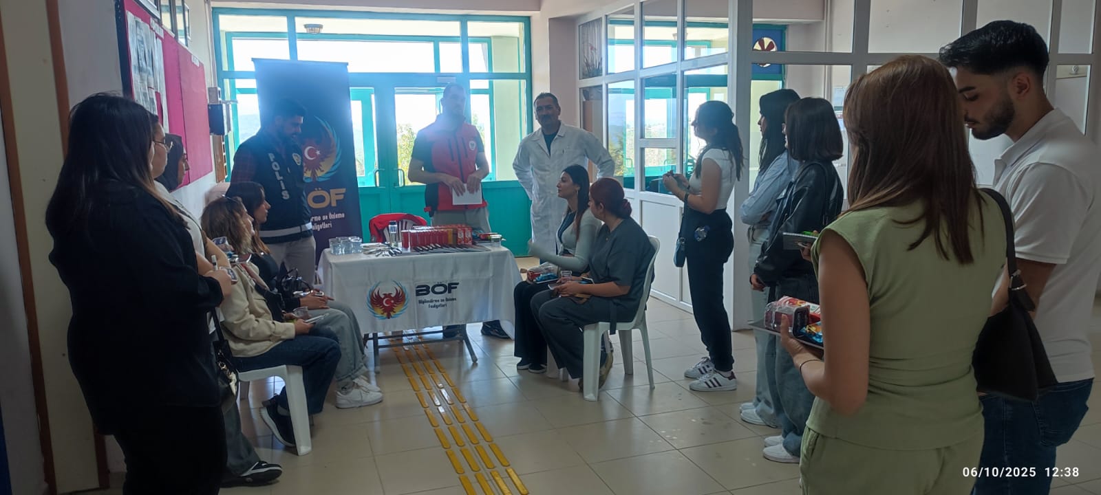 İş Sağlığı ve Güvenliği Öğrencilerinin  Emniyet Müdürlüğü Bilgilendirme ve Önleme Faaliyetlerine Yoğun İlgisi 2