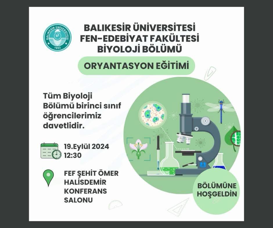 1. Sınıf Öğrencilerimi,ze yönelik oryantasyon toplantısı