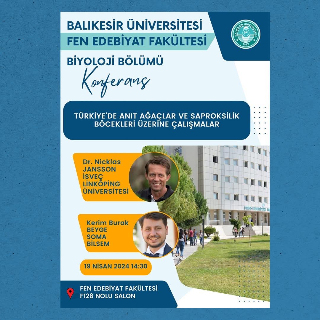 Türkiye'de anıt ağaçlar ve saproksilik böcekler üzerine çalışmalar