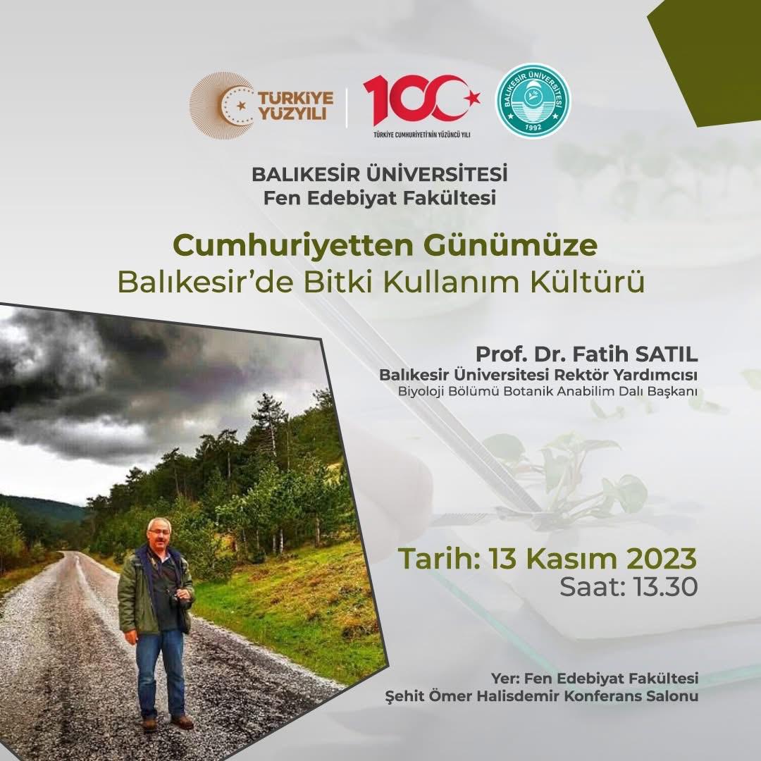 Cumhuriyetten günümüze Balıkesir'de bitki kullanım kültürü