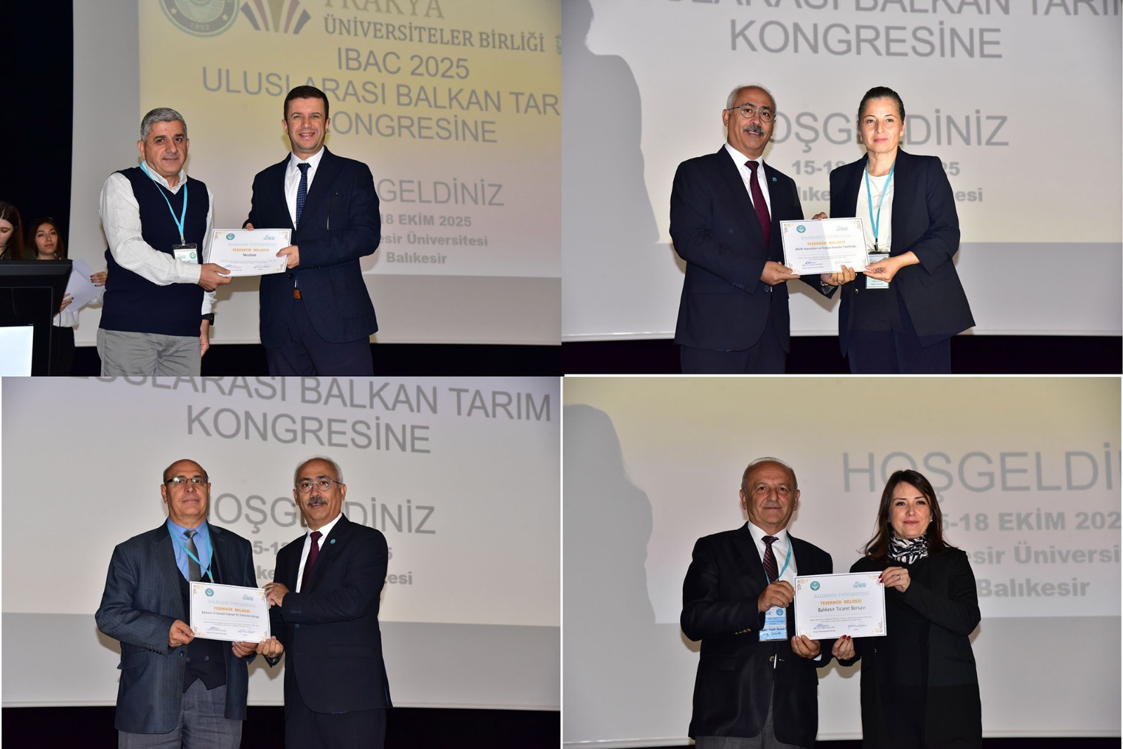 The International Balkan Agriculture Congress was held at Balıkesir University. 12