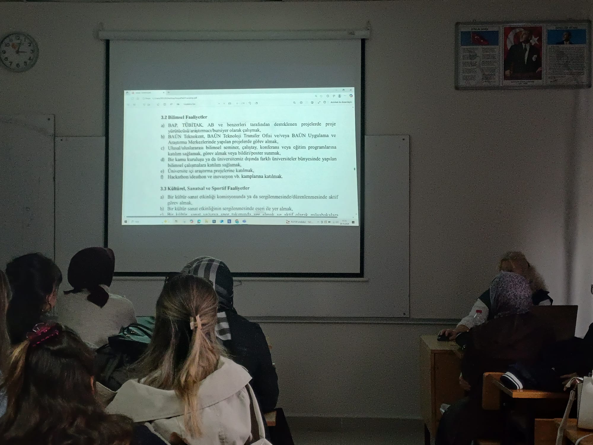 TEKSTİL TEKNOLOJİSİ PROGRAMI  SOSYAL TRANSKRIPT  BİLGİLENDİRME 4