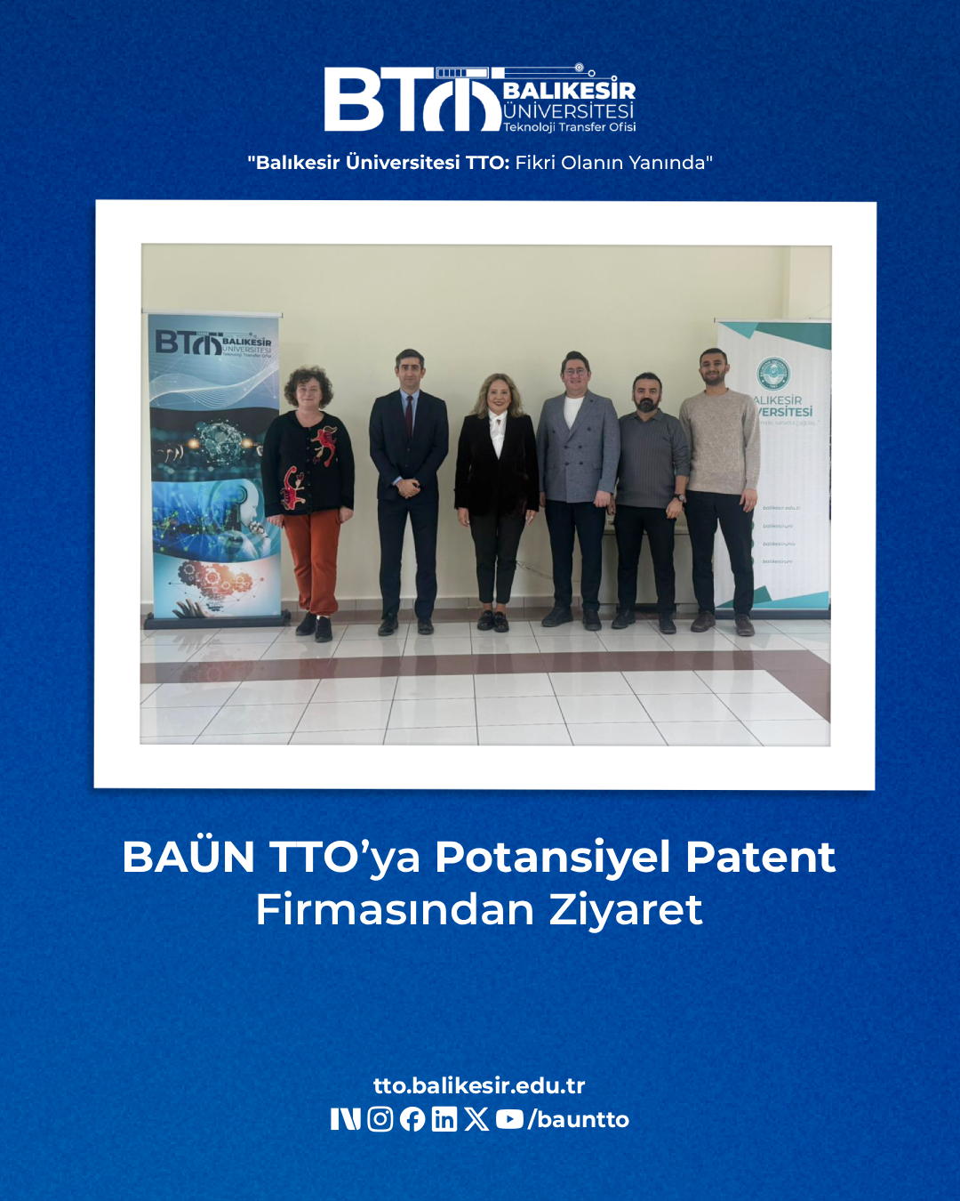BAÜN TTO’ya Potansiyel Patent Firmasından Ziyaret 1