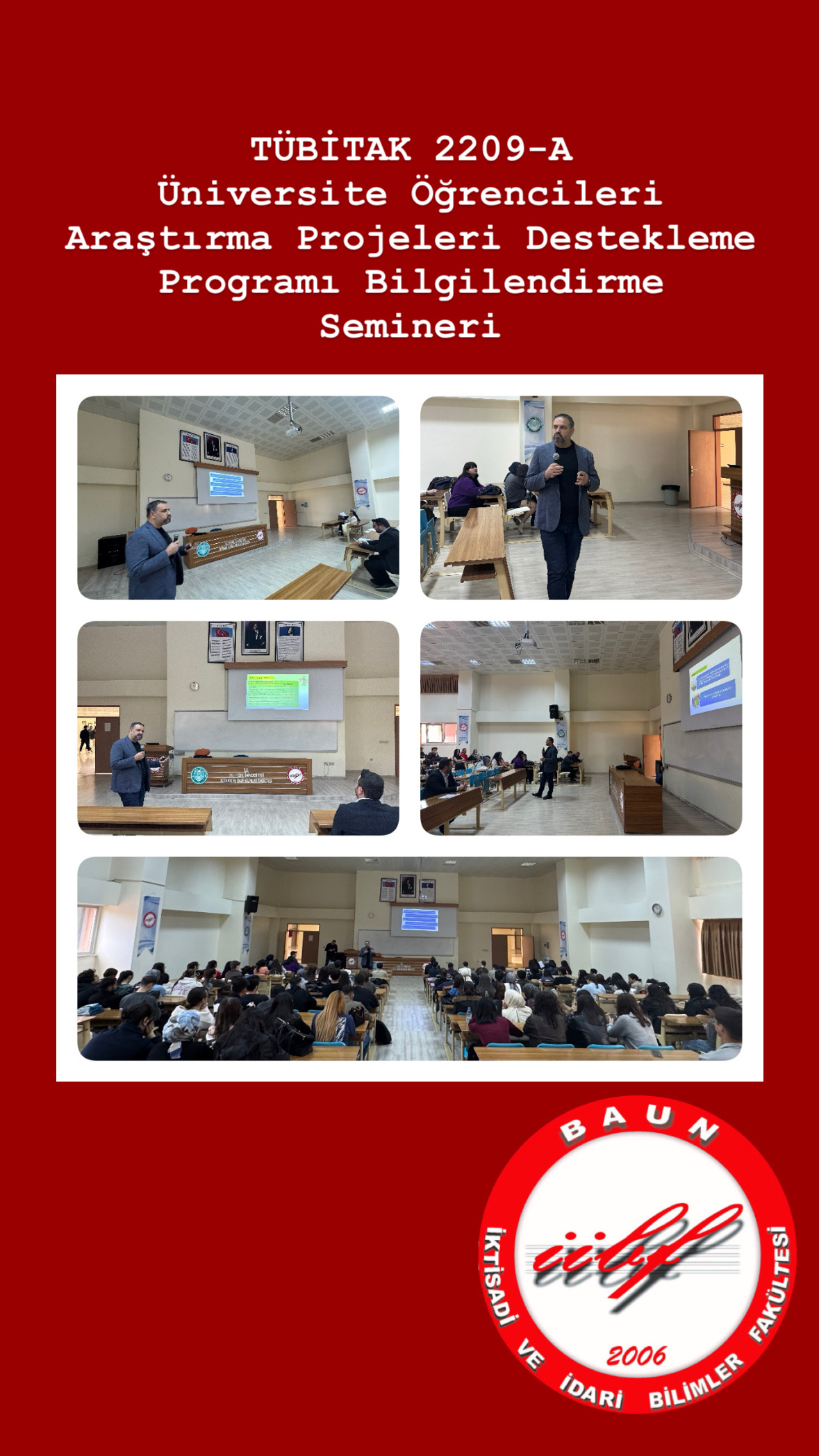 TÜBİTAK 2209-A Information Seminar Held