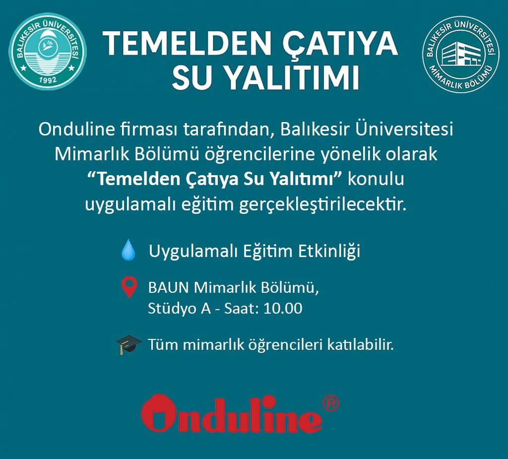 Temelden Çatıya Su Yalıtımı Etkinliği 1