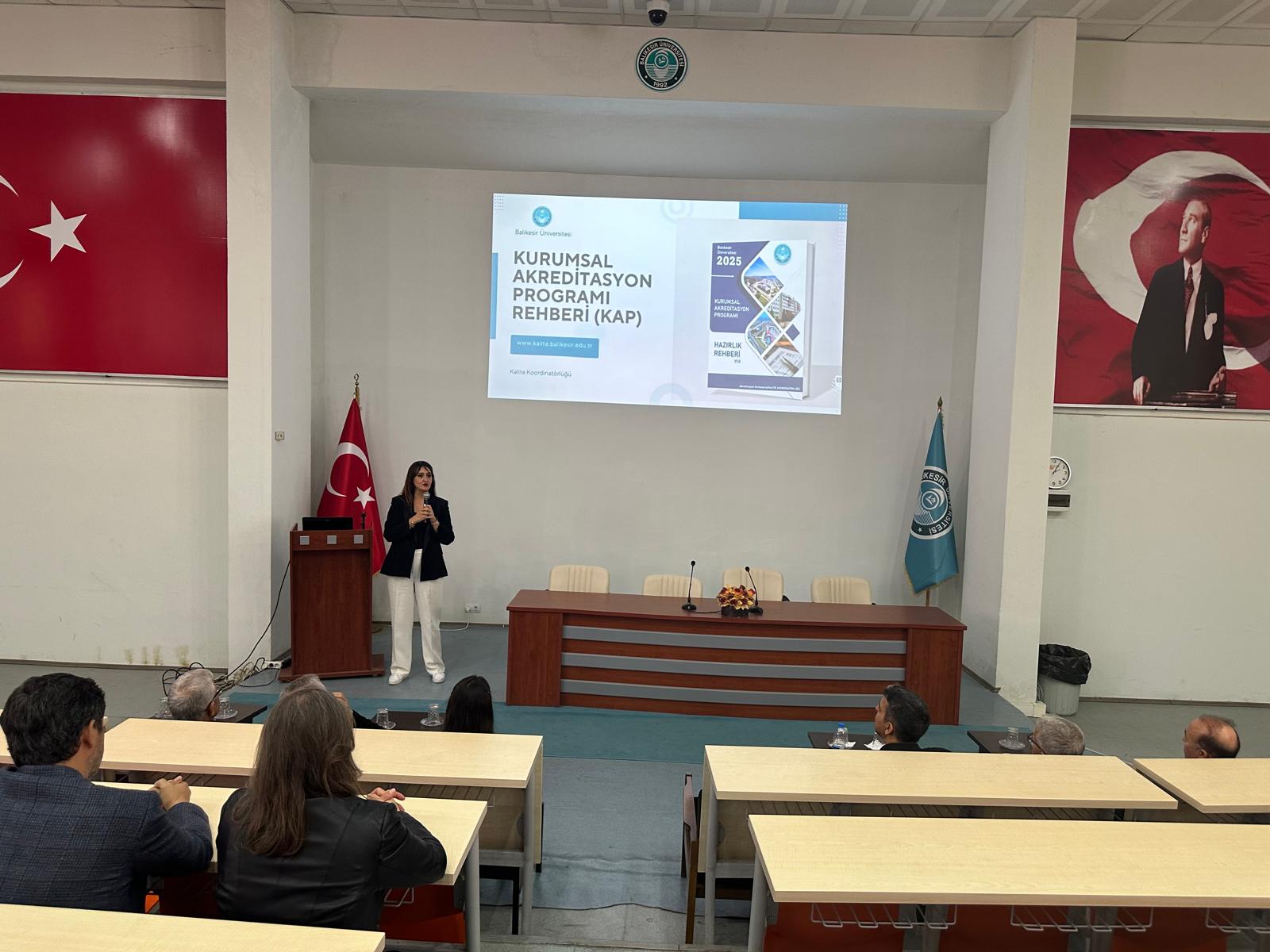 The Academic General Assembly and Institutional Accreditation Information Meeting was held in our faculty. 3