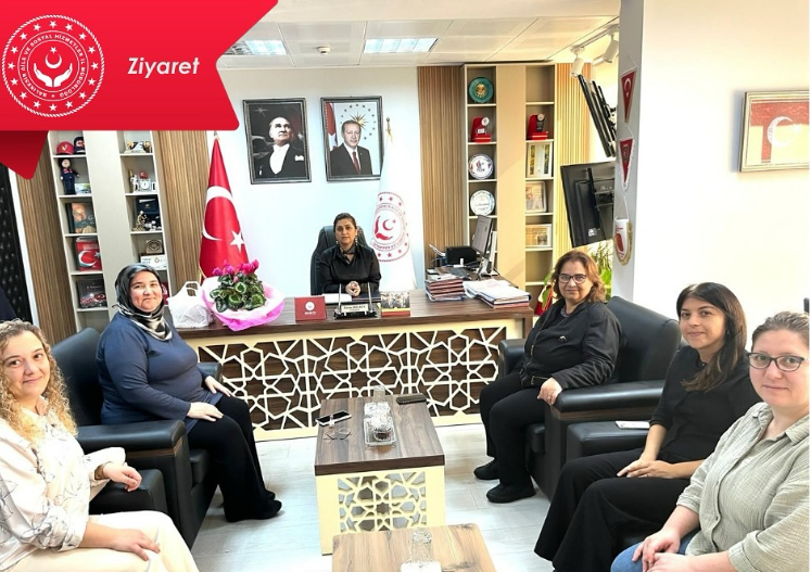 BAUNKA, Balıkesir Aile ve Sosyal Hizmetler İl Müdürü Sayın Emine BÖÇKÜN'ü ziyaret etti
